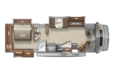 Jayco's 2021 Seneca 37HJ floorplan