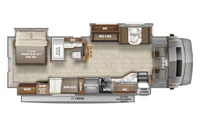 Jayco's 2021 Seneca Prestige 37L floorplan 