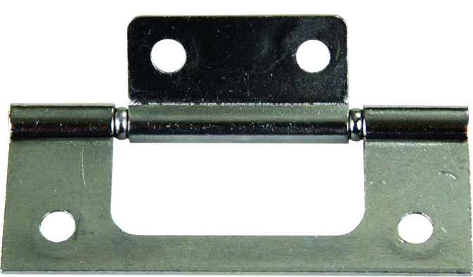 Non-Mortise Hinge, Chrome, 2/pkg. – RV News