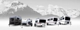 A picture of inTech RV units lined up