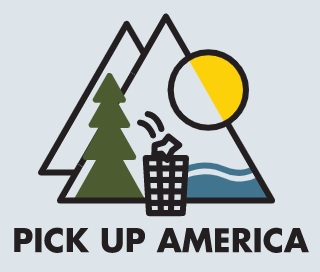 A picture of the Pick Up America logo, a campaign launched by Thor Industries