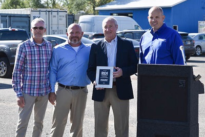 A picture at the Ranger Distribution groundbreaking in Elkhart, Indiana