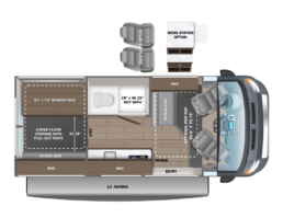 A picture of the 2025 20E Swift/Ethos floorplan.