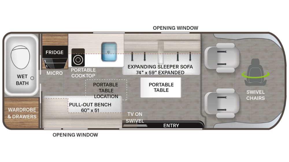 Thor Motor Coach Unveils 2025 Type B Motorhome Features - RV News