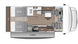 A picture of the 2025 22TF Redhawk SE/22TF Odyssey SE floorplan.