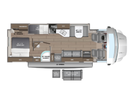 A picture of the 2025 33F Greyhawk XL/Esteem XL floorplan.