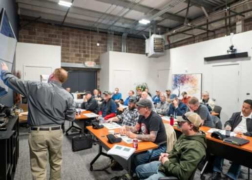 A picture of the Aqua-Hot hydronic heating system training in Lognmont, Colorado.