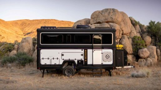 A picture of Exodus Rigs' Capax collapsible RV.