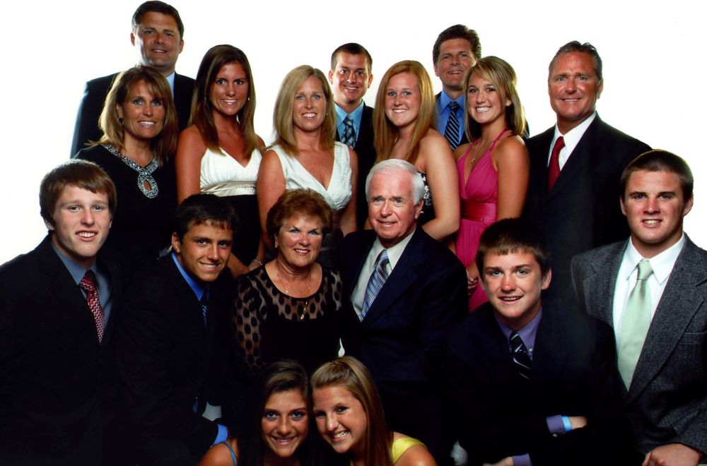 A picture of RV/MH Hall of Fame President Darryl Searer and his family.