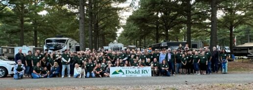 A picture of the Dodd RV team.