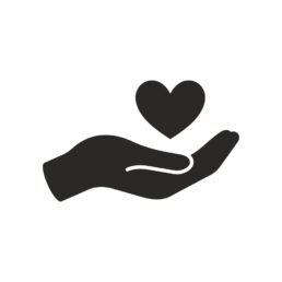 A picture of a donation graphic.