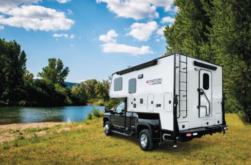 A picture of General Coach Canada's Citation Explore truck camper.