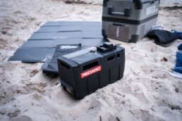 A picture of Redarc's GoBlock dual battery system.