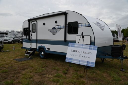 A picture of Gulf Stream Coach's Laura Ashley-designed Vintage Cruiser.