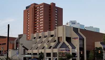 A picture of the Hamilton Convention Centre