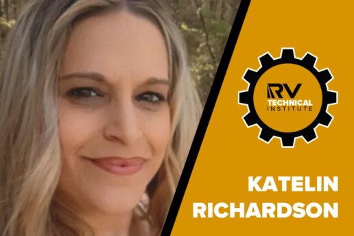 A picture of RV Technical Institute Account Specialist Katelin Richardson.