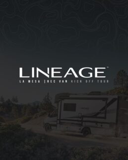 A picture of Grand Design's Lineage Kick Off Tour graphic.