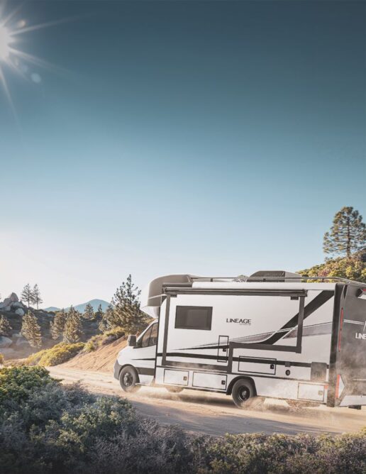 A picture of Grand Design's Lineage Series M motorhome.