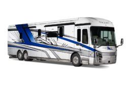 A picture of the 2025 Entegra Coach Cornerstone motorhome.