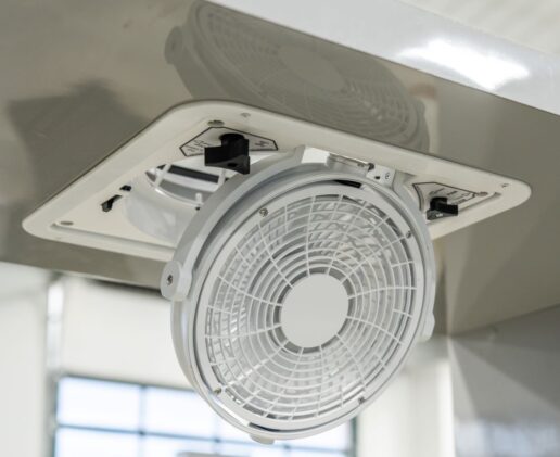 A picture of the Maxxair Pivot Fan.