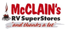 A picture of McClain's RV Superstores logo.