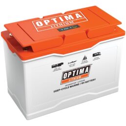 A picture of the Optima Batteries Orangetop Q31M-DC150 battery.