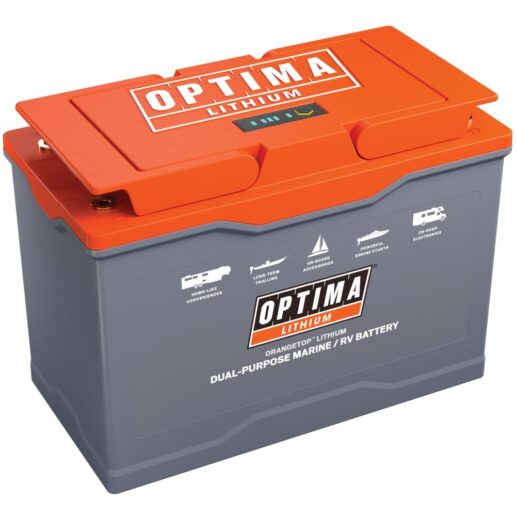 A picture of the Optima Batteries Orangetop Q31M-DP120 battery.