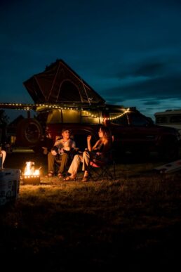 A picture of consumers at the 2024 Overland Expo Mountain West in Loveland, Colorado.