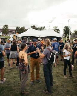 A picture of attendees at the 2023 Overland Expo Mountain West event.