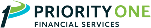 A picture of the Priority One Financial Services logo.