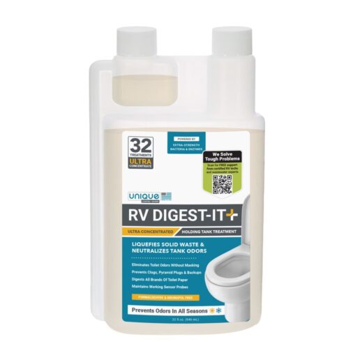 A picture of the RV Digest-It Plus holding tank treatment.