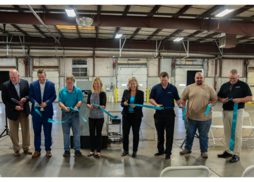 RV Products' ribbon-cutting ceremony at its completed Wichita, Kansas, facility,