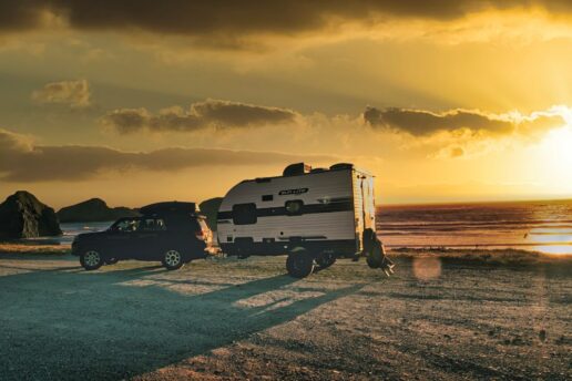 A picture of Sunset Park RV's Sun Lite travel trailer.