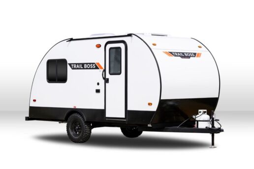 A picture of Gulf Stream Coach's Trail Boss 140BH travel trailer.