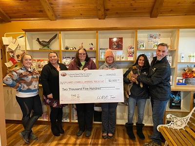 John DeHoff and Wife at the Lake Lowell Animal Rescue