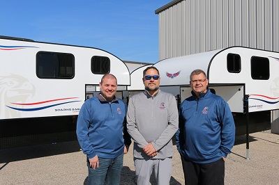 A picture of Soaring Eagle owners Scott Bradshaw, Scott Tuttle and Troy Andrews