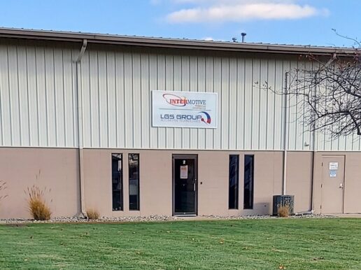 A picture of the exterior of InterMotive Vehicle Controls' new headquarters in Elkhart, Indiana.