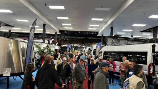 A picture of the Florida RV SuperShow 2024.