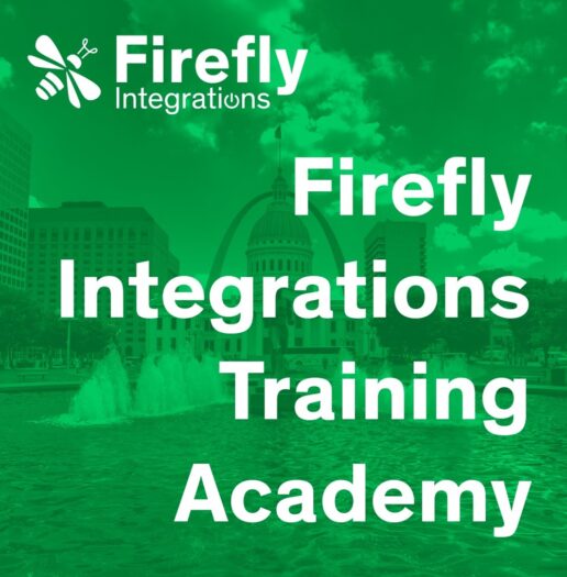 A picture of a green Firefly Integrations graphic with white letters spelling, "Firefly Integrations Training Academy"