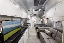 A picture of the interior of the 2025 Classic 33FB travel trailer.