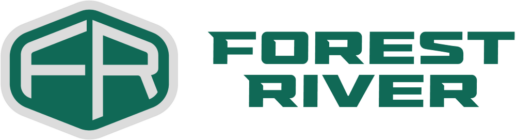 A picture of the Forest River logo.