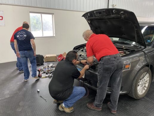 A picture of attendees at the Demco Depot training facility in Boyden, Iowa.