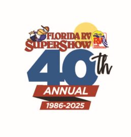 A picture of the 40th Florida RV SuperShow logo.