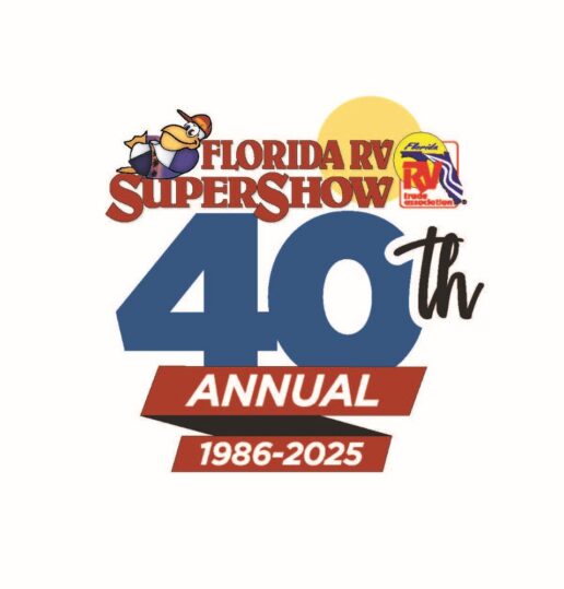 A picture of the 40th Florida RV SuperShow logo.