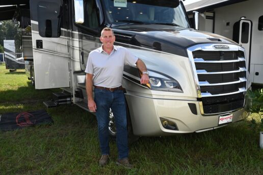 A picture of Renegade RV Director of Sales and Marketing Dwayne Kazmierczak, who retired from the company in January 2025.