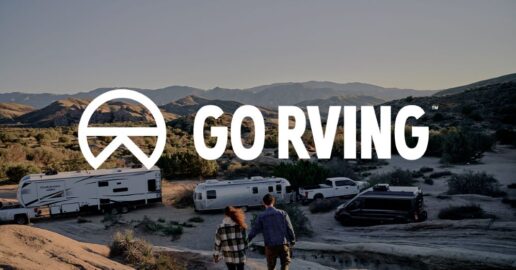 A picture of the Go RVing logo.